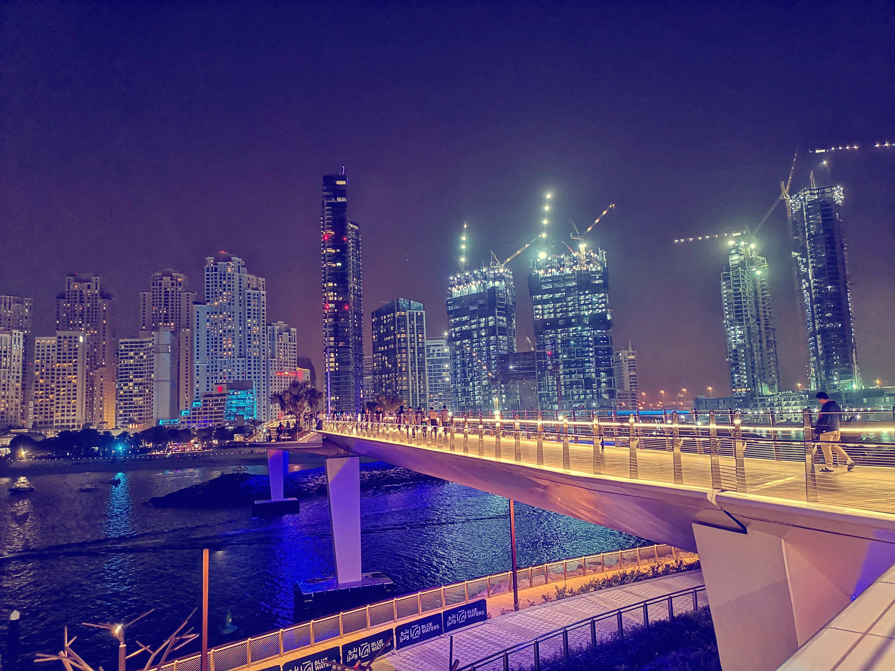 Bluewaters pedestrian bridge