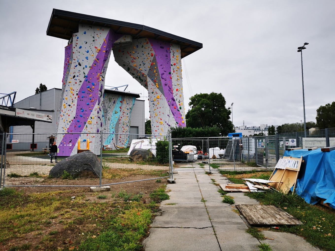 Climbing session at Kletterhalle Wien