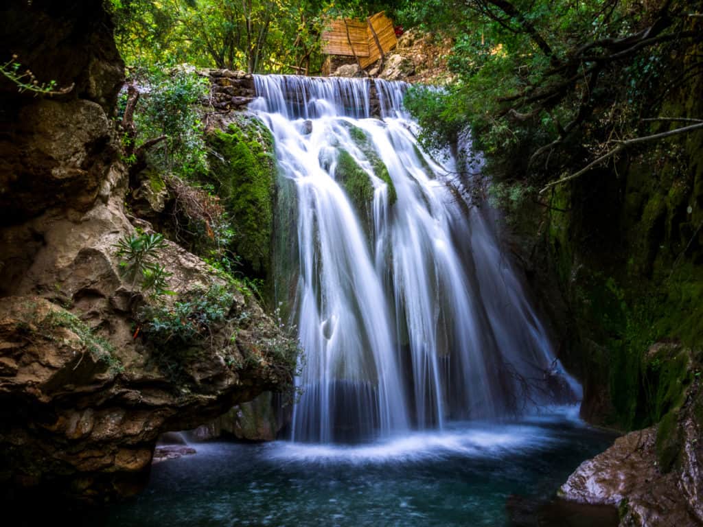 The refuge waterfall